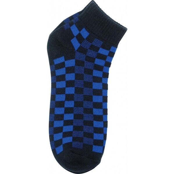 サーモ アンクルソックス 先丸2P ブラック×ブルー 25~27cm JW-115 1組