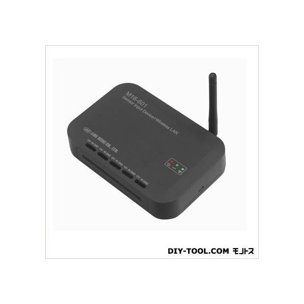 DK5000用ワイヤレス.センサ入力デバイス/無線LAN 150 x 100 x 32mm (アンテナ部除く) M16-601 1台