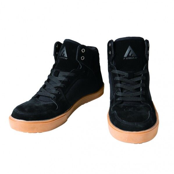 fubar ワークシューズ ミドルカット 黒 23.0cm FB-821 1足