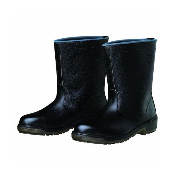 ウレタン底安全靴(半長靴)PU二層底 耐滑 衝撃吸収 ブラック 28.0cm D5006 1足