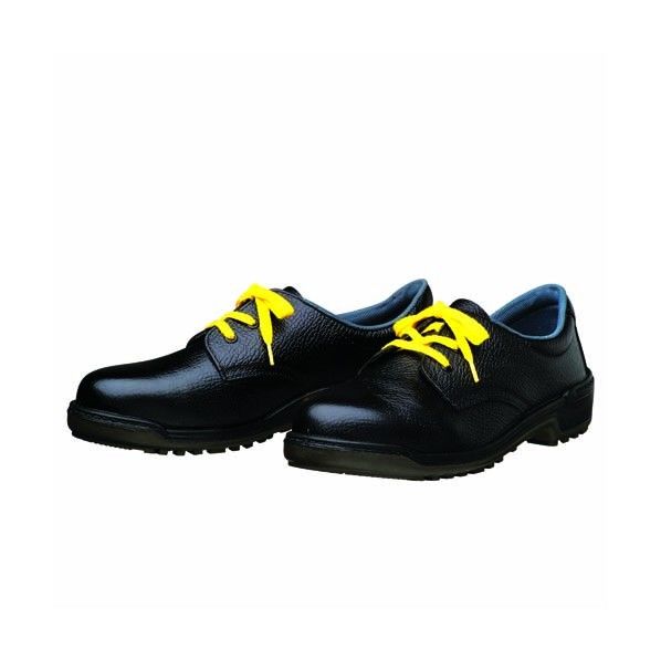 ダイナスティ SD安全靴(ヒモ)静電 PU二層底 耐滑 衝撃吸収 ブラック 25.0cm D5001 静電 1足