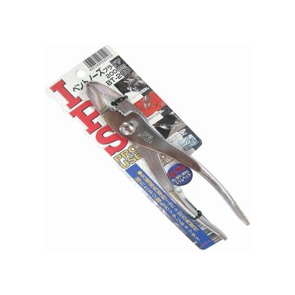 ベントノーズプライヤ200mmグリップなしローレットタイプ BT-200 1点
