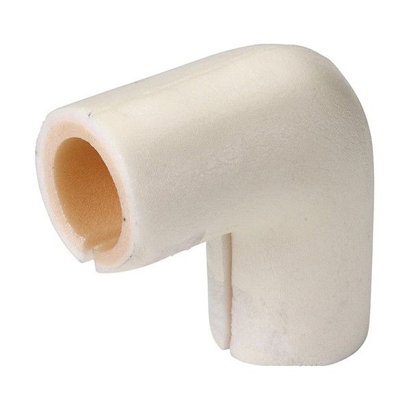 エルボ用保温カバー オフホワイト CV-L-1316 1個