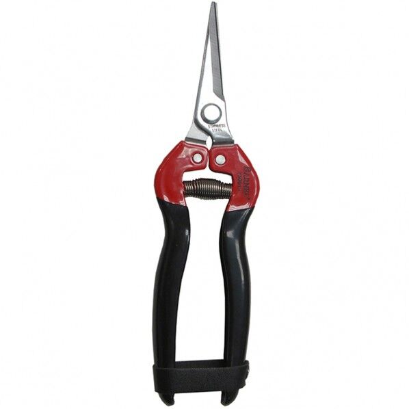 クラシック ステン芽切鋏 直刃 赤、黒 190mm V3001S 1本