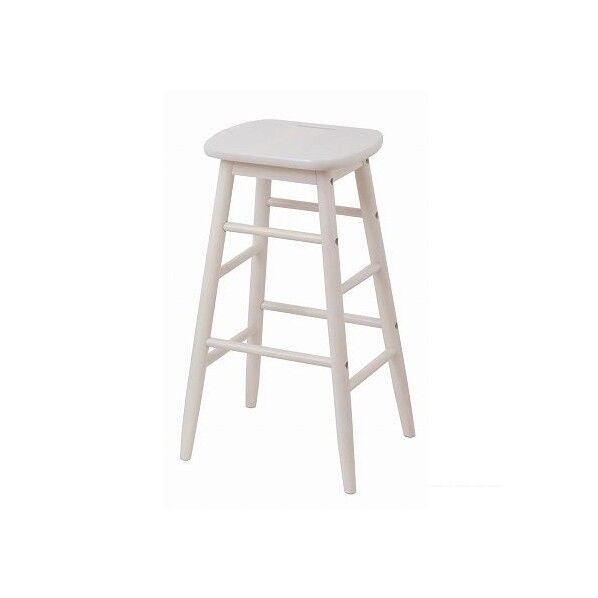 ハイスツール(high stool) ホワイト W340×D340×H600 (mm) INS-2824WH 1台