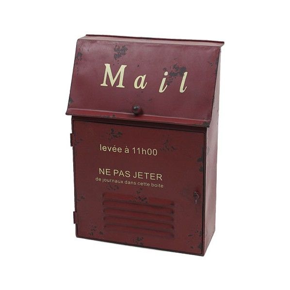 メタルスリムポスト レッド 巾22.5×奥11×高36.5cn 7007 1台