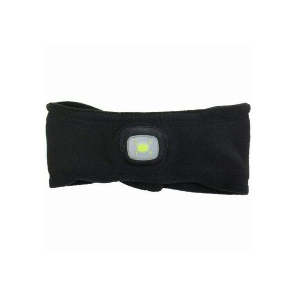 イヤー&ネックウォーマー LEDライト ブラック 87640 1個