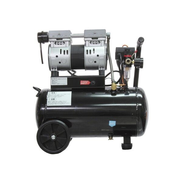 静音オイルレスコンプレッサー 24L 黒 550×340×540mm DZW024BK 1台