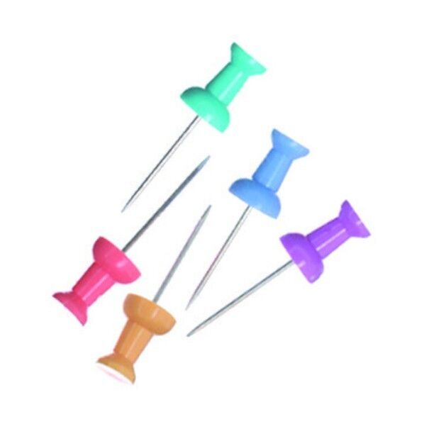 ベロス スマートスリム ダルマロング画鋲 透明 SSD-150C 10本×5個...