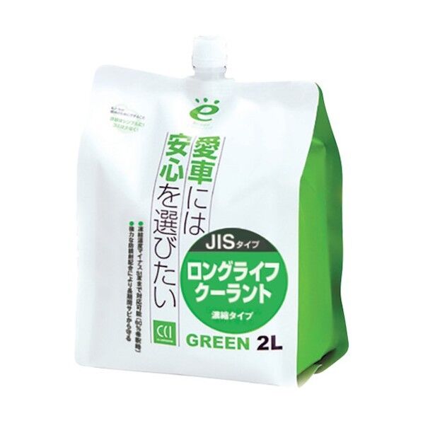 JISタイプロングライフクーラント グリーン2L 0037611 1点x10個