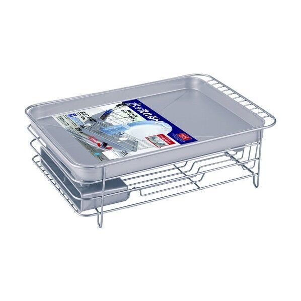 Nポゼ縦横兼用Wコート水切りコンパクト シルバー 553288 1点x16個