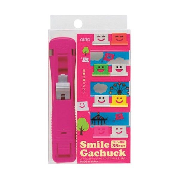 スマイルガチャック中ピンク GS-500S-PK 1点x5個