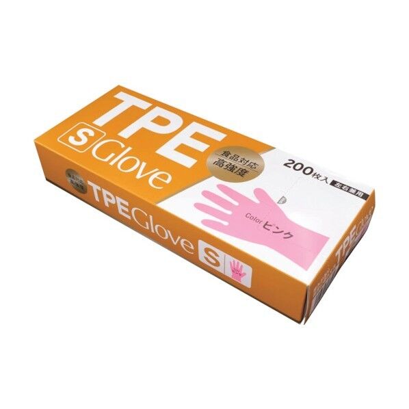 エフピコ商事 TPE GLOVE ピンク S ACMB 200枚×24箱...