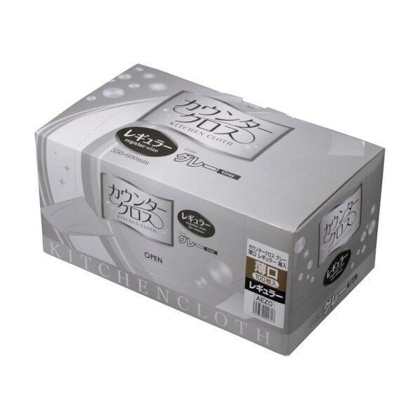 エフピコ商事 カウンタークロスグレー薄口レギュラー箱入 AEZ0 100枚×9箱...