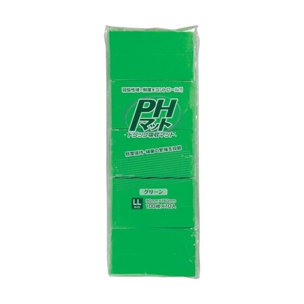 エフピコ商事 PHマットLL 緑 90×160 BFVE 1000枚×10袋...