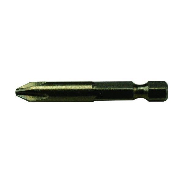 ドライバービット 凸六角6.35 (+)#2 全長50 BP-2-50L 1点x10個