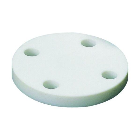 フロンケミカル フッ素樹脂(PTFE)ブラインドフランジ JIS-5K 10A NR1414-001 1点×5枚