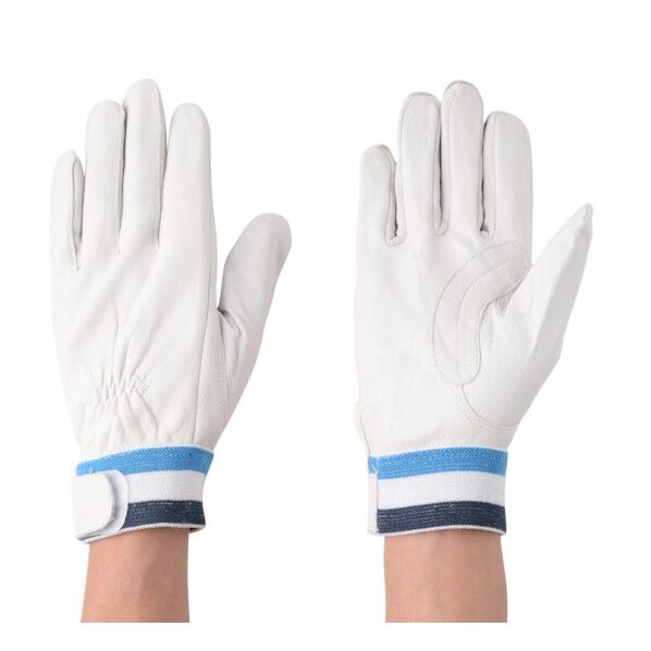 天然皮革手袋ヤギ革レスキューアテ付き LL 2037 1点