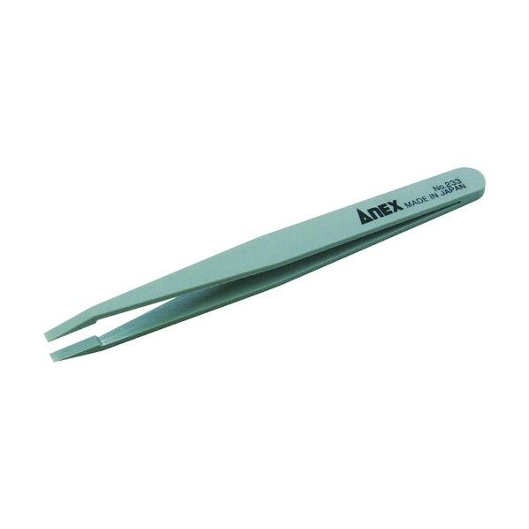 プラスチックピンセット先平細型 120mm 233 1