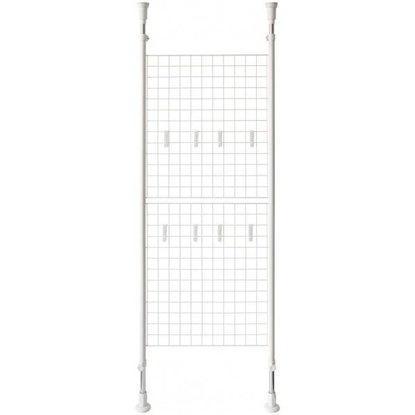 突っ張りネット収納パーテーション ホワイト SK-640 1個