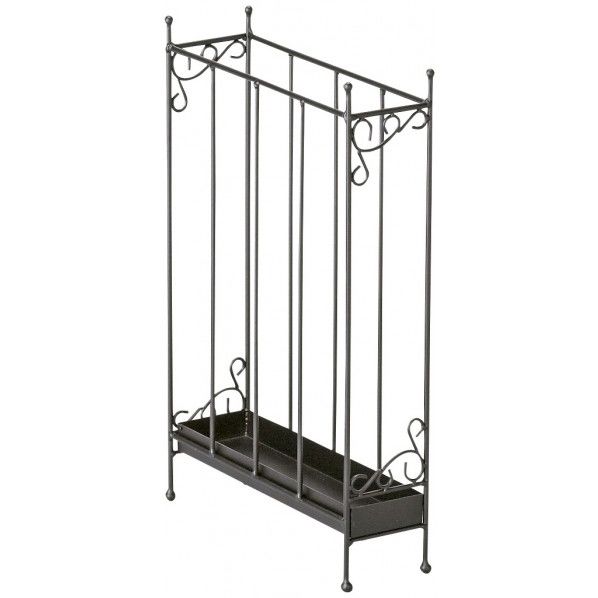 隙間におけるアンブレラスタンド ブラック DS-KB100S 1個