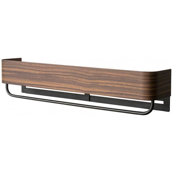 壁付けタオルハンガー ブラウン HG-380M 1個