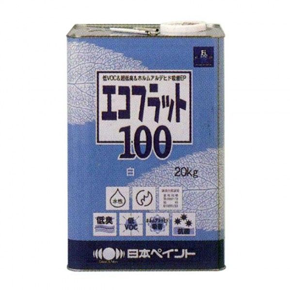 エコフラット100 白 20kg 1缶