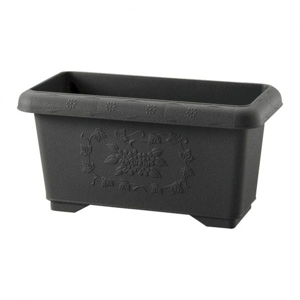 ハナール深型プランター 60型 ダークグレー 60×26×27cm 1個