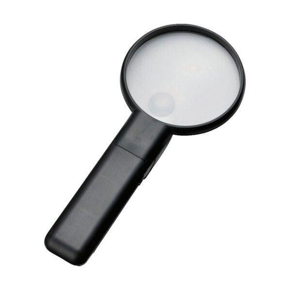 ルーペA-7リーディング用2倍&4倍二重焦点スタンドライト付 90mm 75755 1点