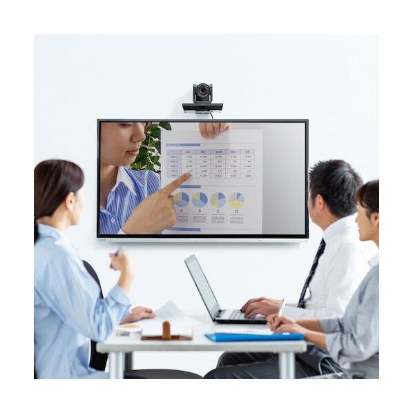 サンワサプライ 3倍ズーム搭載会議用カメラ CMS-V50BK 1点