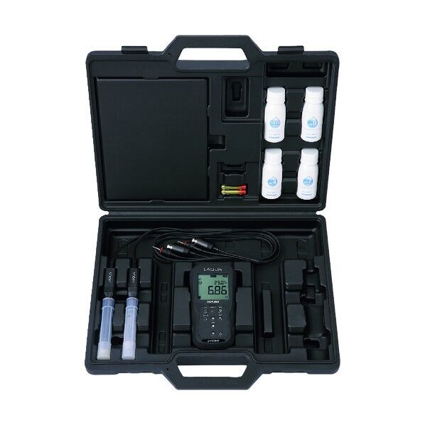 フィールド型ポータブル水質計 D-200シリーズ pH・電気伝導率電極セット
