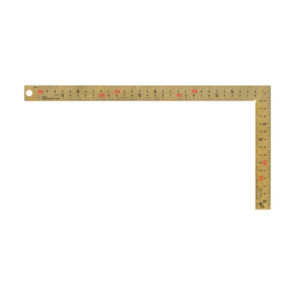 金曲尺 30cm 快段目盛 厚手広巾 GMT-30CKD 1点