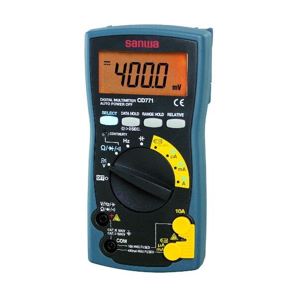 デジタルマルチメータバックライト搭載