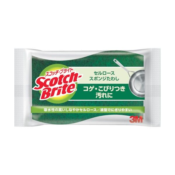 スコッチブライトセルローススポンジたわし C-31S 1個