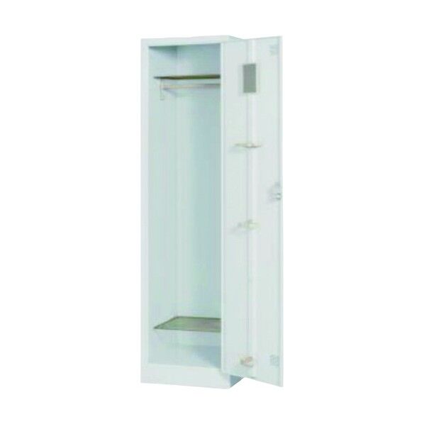 東洋事務器工業 1人用小ロッカー ダイヤル FLK-1D-WH 1点