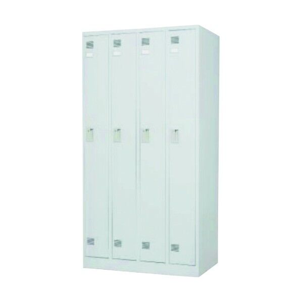 東洋事務器工業 4人用ロッカー FLK-4-WH 1点