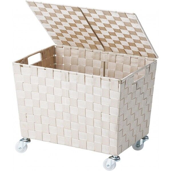 フタつきPPバスケット(キャスター付き)