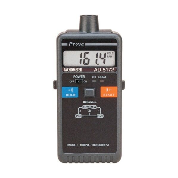 オプティカル・タコメータ非接触反射光方式 256 x 120 x 63 mm AD5172 1点