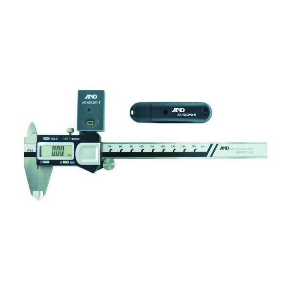 ワイヤレス デジタルノギス(送・受信機付属セット) 3.5 x 11.4 x 25.7 cm AD-5767-150S 1本