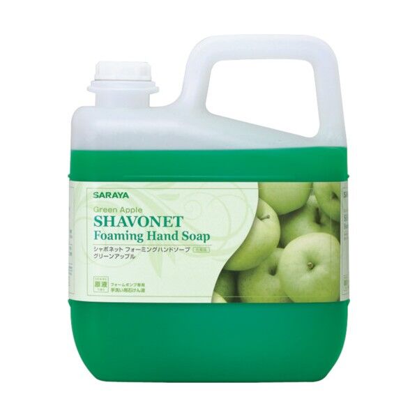 シャボネットフォーミングハンドソープグリーンアップル5kg 310 x 126 x 288 mm 23028 1