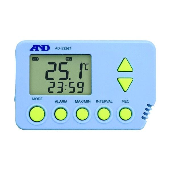 デジタル温度データロガー パープル AD-5326T 1個