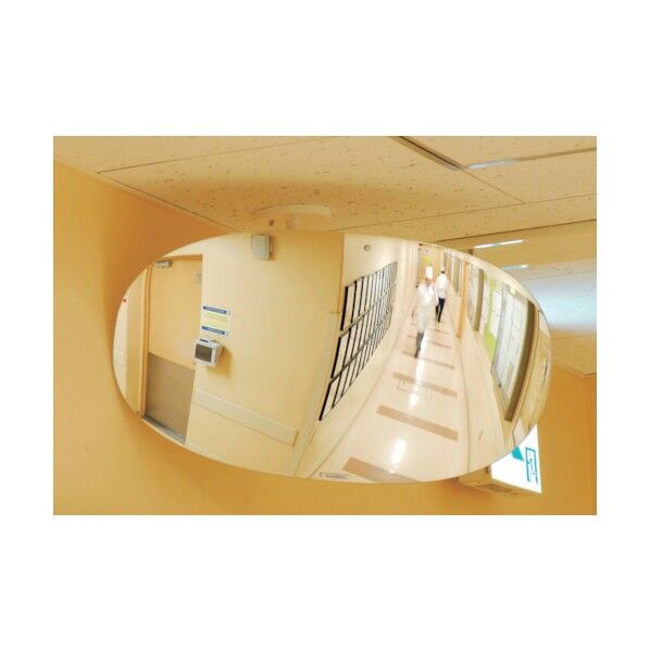 安全ミラー スーパーオーバル (ビス止めタイプ)