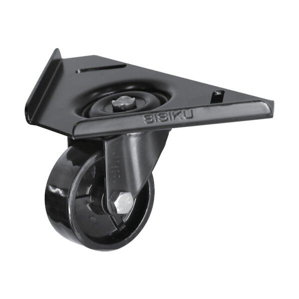 コーナーキャスター(ナイロン車) ベース:ブラック塗装