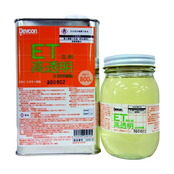 高透明コーティング材 ET