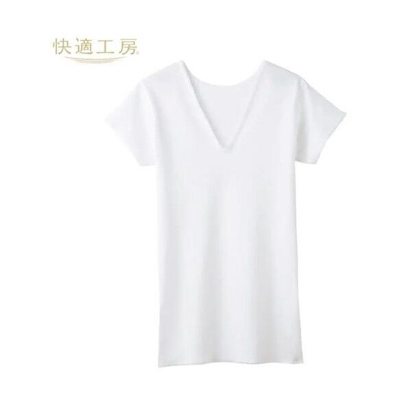 快適工房(婦人) 半袖V首