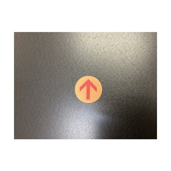 サインプレート 矢印 WMS57-7 1点x5枚