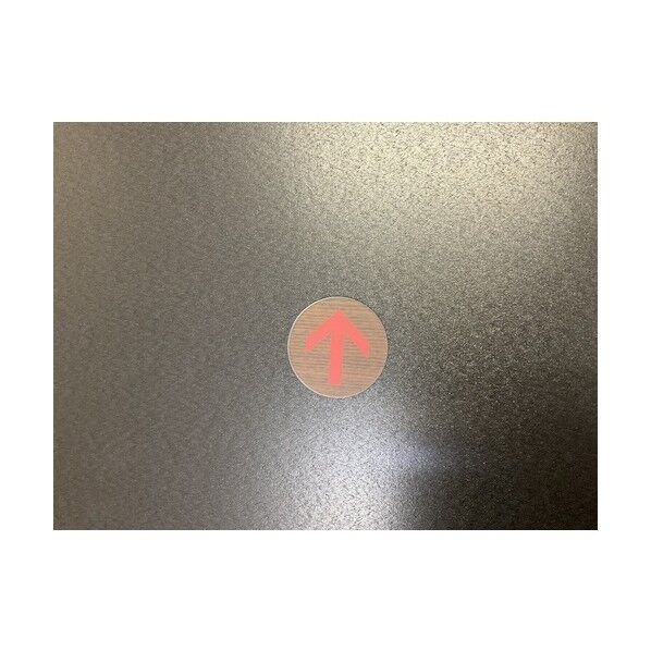 サインプレート 矢印 WMS58-7 1点x5枚