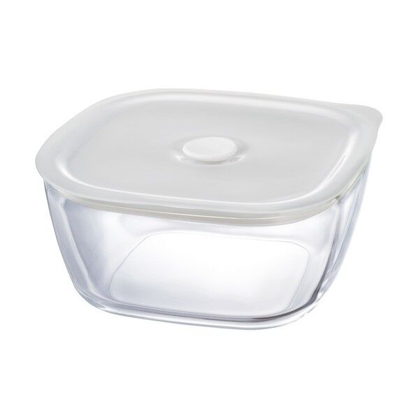 ハリオサイエンス 耐熱ガラス製密閉保存容器・角1200 KSTM-120-TW 1個×16個...