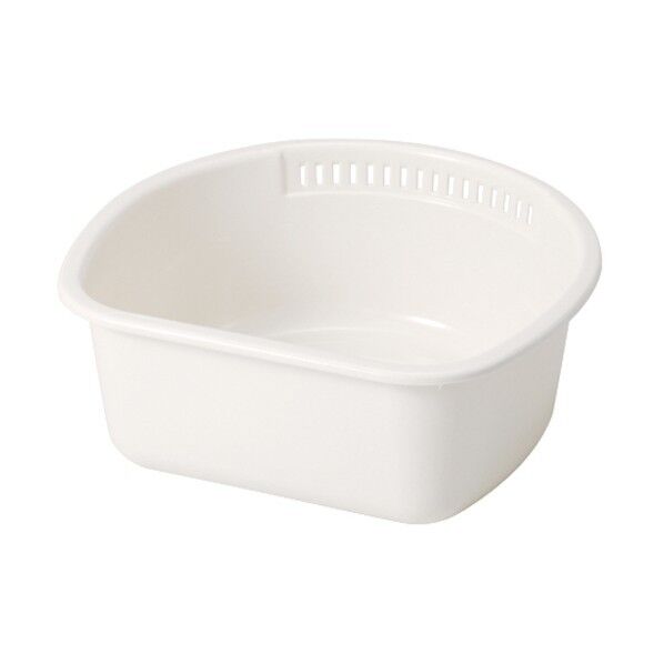 バブル洗桶 0351 D型 ホワイト 342×325×138 035176 1個x40個