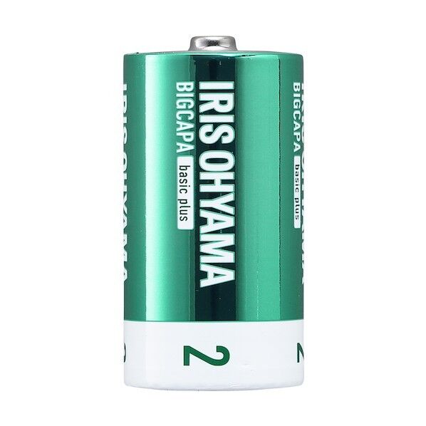 574350 BIGCAPA basic+ 単2アルカリ乾電池 LR14BBP/2S 2本x48パック